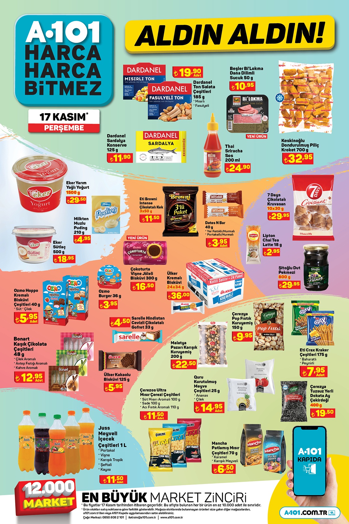 A101 yeni aktüel kataloğu belli oldu! Su arıtma cihazı 1.799 TL, Xiaomi telefon 3.999 TL! 17 Kasım 2022 fiyat listesi