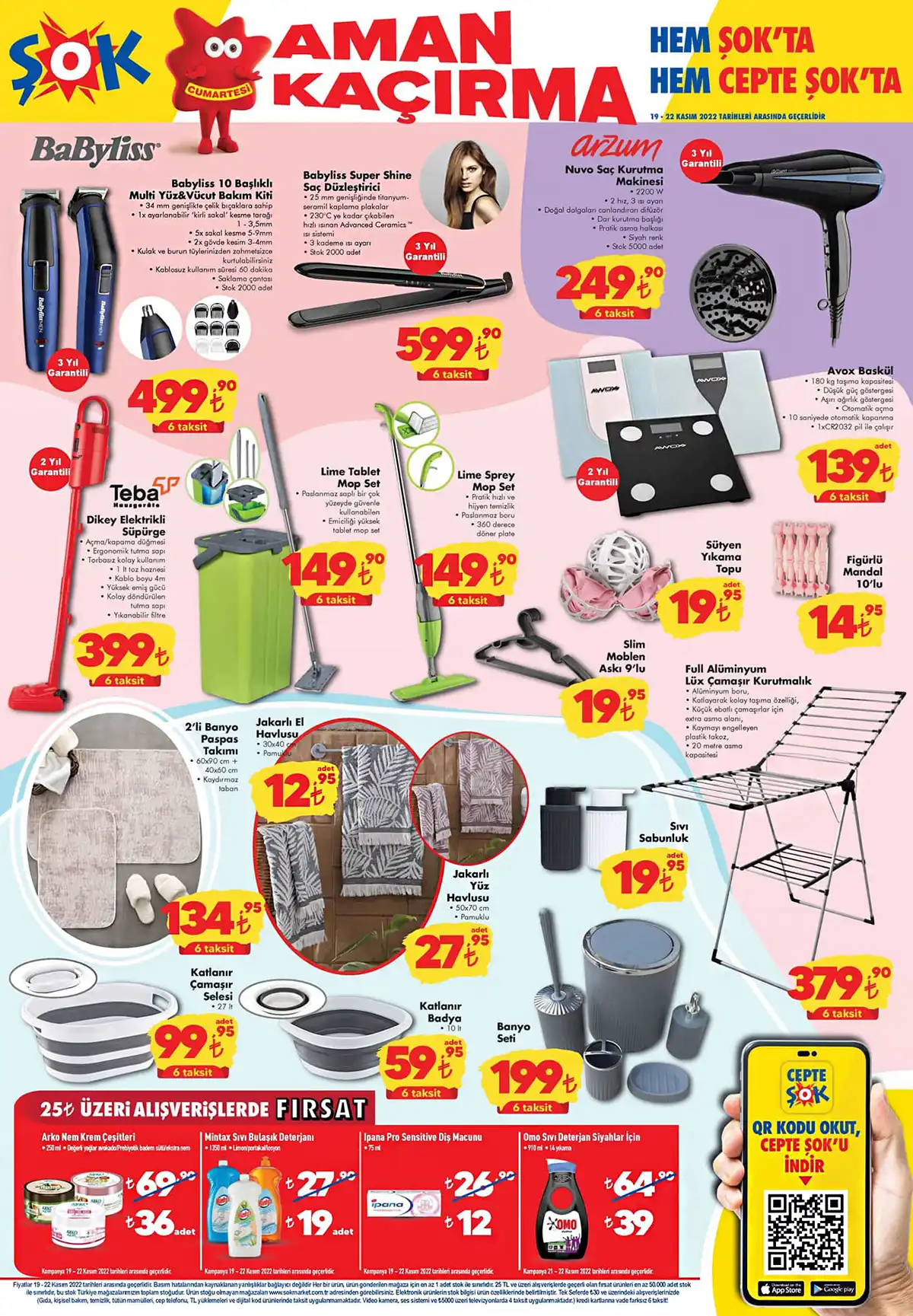 ŞOK Market te rende makinesi 699 TL, dokunmatik mikser 3799 TL! ŞOK aktüel kataloğu 19 Kasım 2022 fiyat listesi