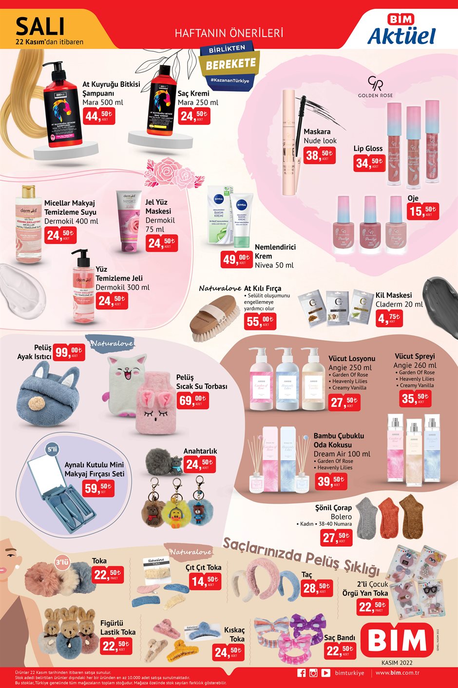 Golden Rose makyaj ürünleri BİM’de flaş indirimde! İşte 22 Kasım 2022 fiyat listesi…