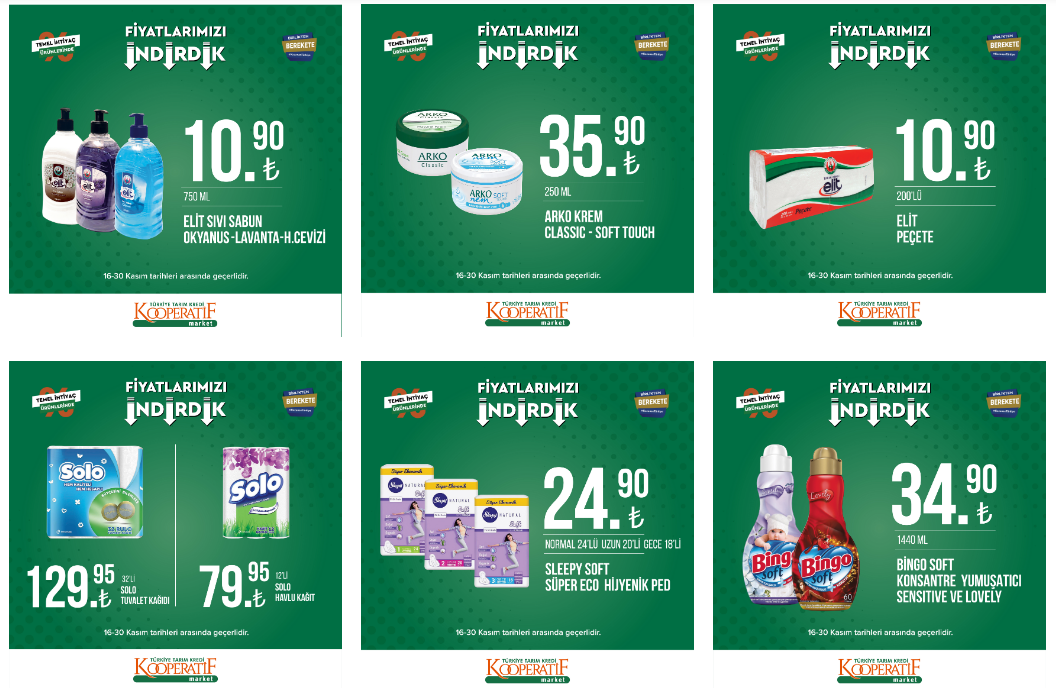 Tarım Kredi de hafta sonu indirimi! Ayçiçek yağı 34 TL, Lipton çay 33 TL! İşte 26 Kasım 2022 fiyat listesi