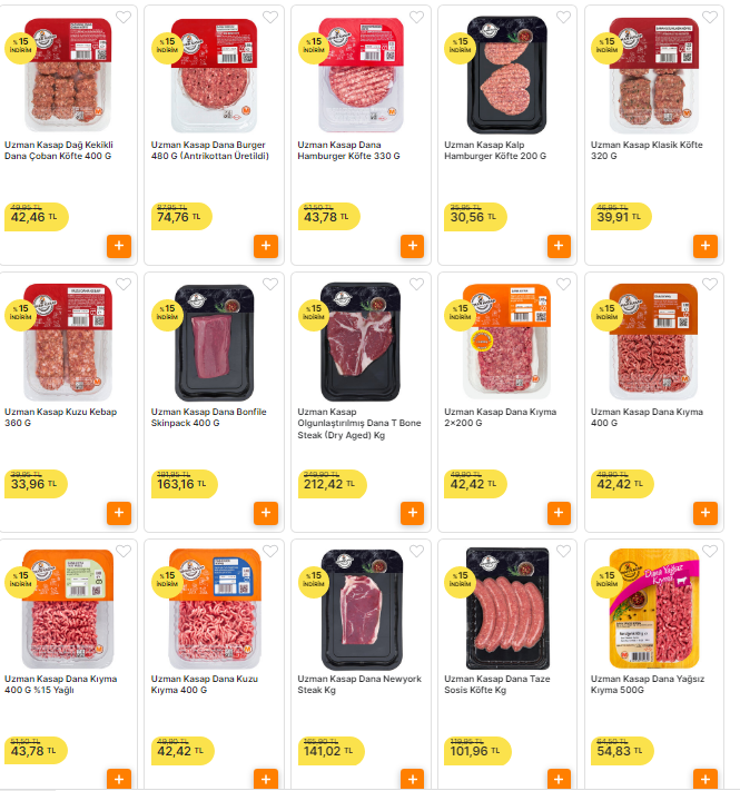 Migros ta et ürünlerine yüzde 15 indirim! İşte 27 Kasım 2022 fiyat listesi...