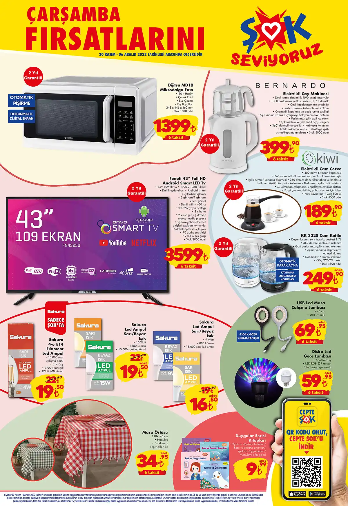 ŞOK Market kataloğunda yüzde 50 ya varan çılgın indirim! Pirinç 72 TL, Çamaşır suyu 16 TL! 30 Kasım fiyat listesi