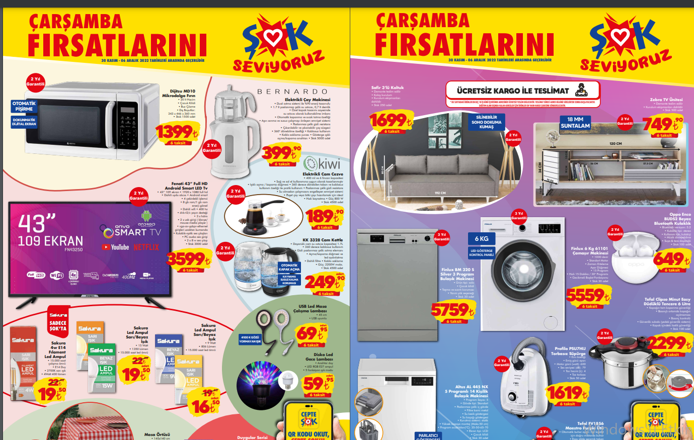 Şok ta indirime giren ürünler için herkes akın edecek! İşte 30 Kasım 2022 fiyat listesi...