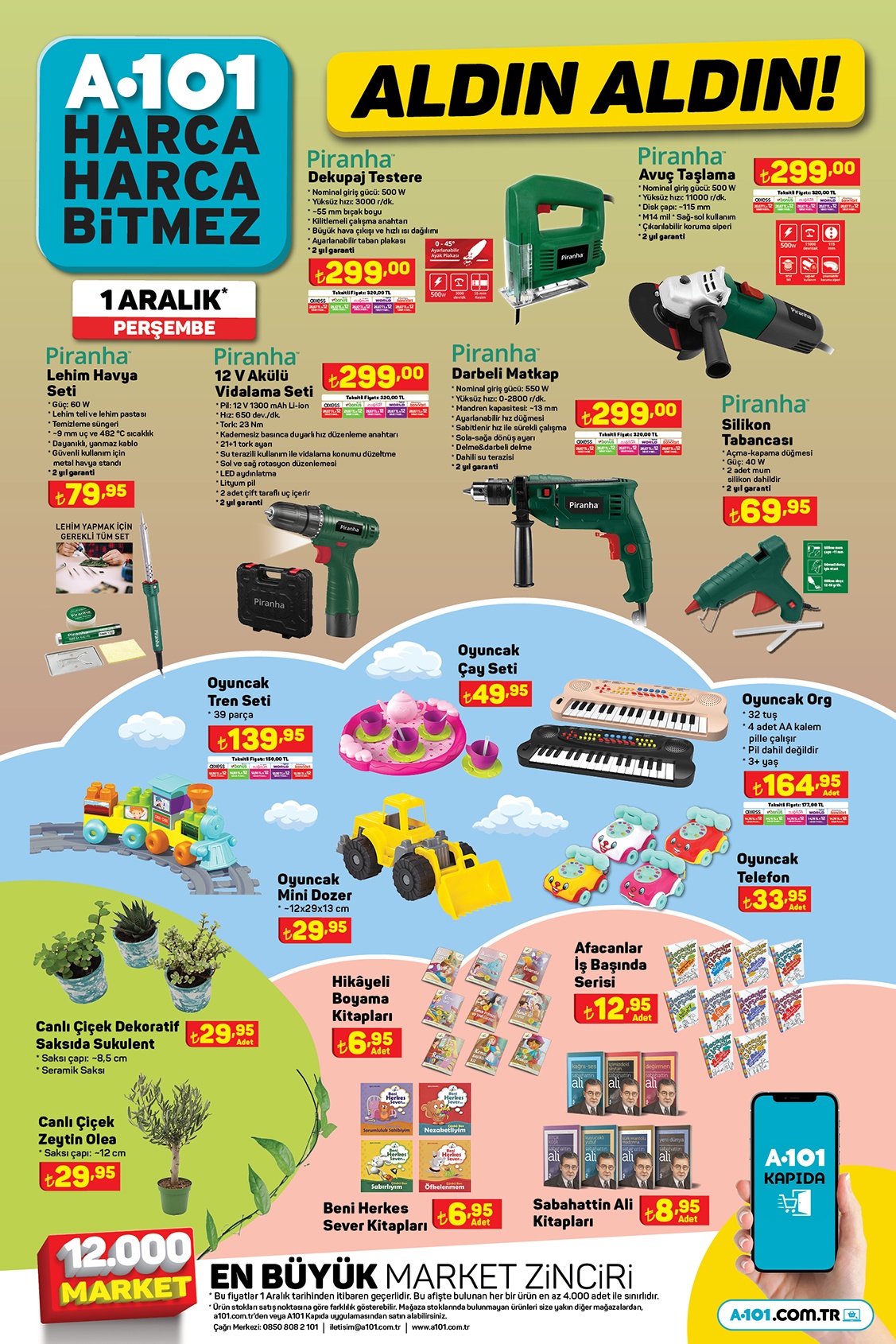 A101 de kulak içi kulaklık 19 TL, balıkçı bere 24 TL, pirinç 69 TL! A101 online kataloğu 1 Aralık 2022 fiyat listesi