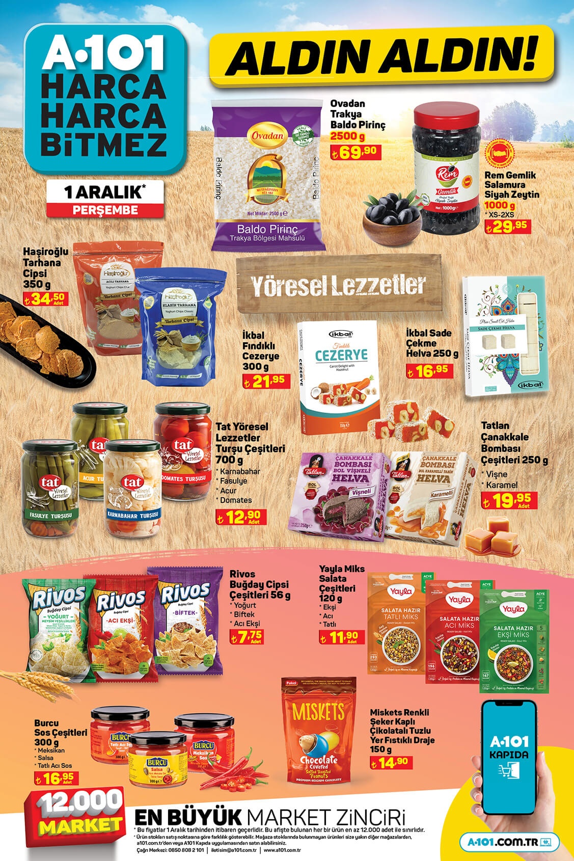 A101 de kulak içi kulaklık 19 TL, balıkçı bere 24 TL, pirinç 69 TL! A101 online kataloğu 1 Aralık 2022 fiyat listesi