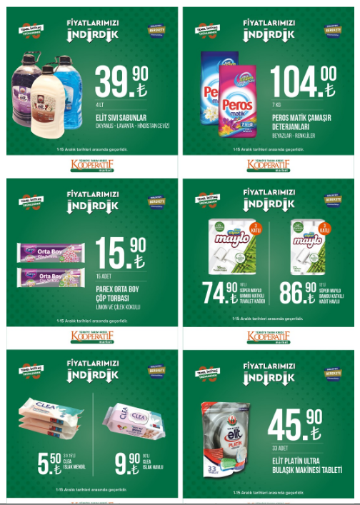 Tarım Kredi yeni indirimli kataloğu yayımlandı! Bulaşık tableti 45 TL, tost peyniri 77 TL! 1 Aralık 2022 fiyat listesi