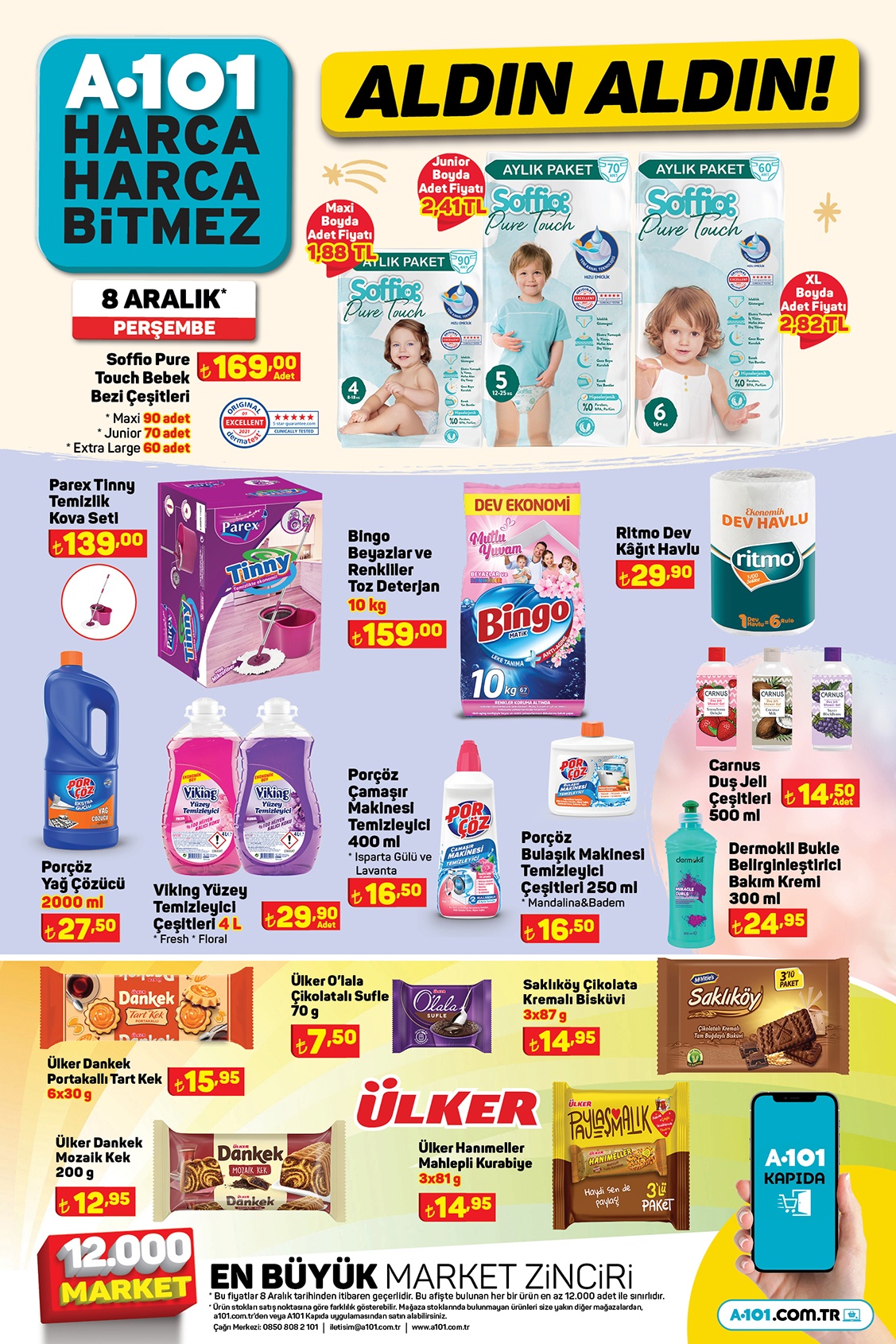 A101 online aktüel kataloğu belli oldu! Oto cam sileceği 24 TL, araç el süpürgesi 139 TL! 8 Aralık 2022 fiyat listesi