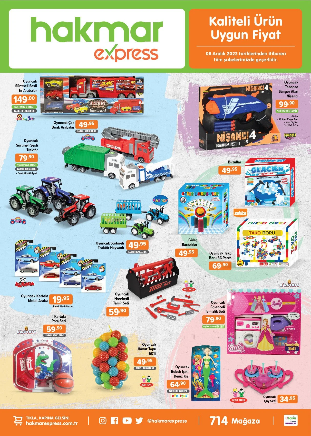 Hakmar da erkek bere 29 TL, zırh bıçak 79 TL, fön makinesi 249 TL! Hakmar kataloğu 8 Aralık 2022 fiyat listesi...