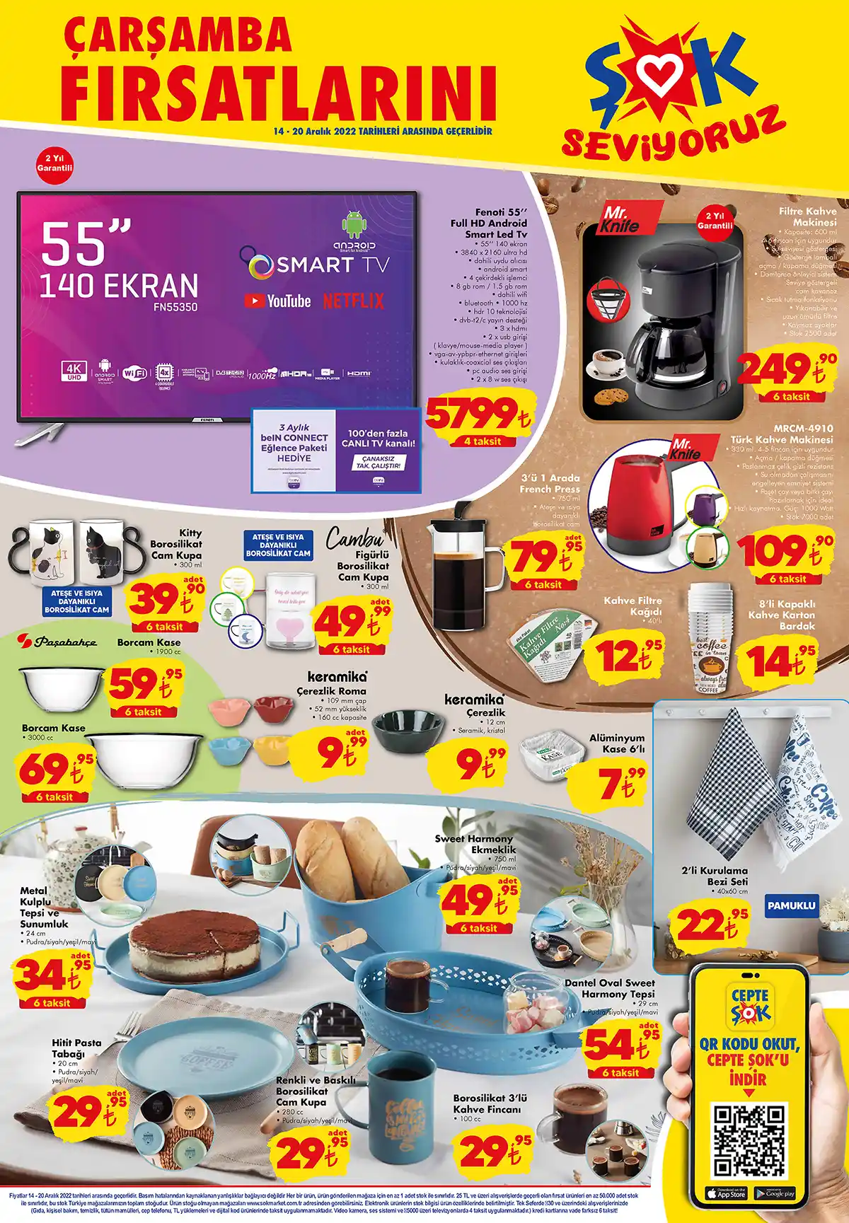 ŞOK Market te yüzde 40 a varan dev indirim! 9 kg Ariel 169 TL, 2,5 kg çamaşır suyu 18 TL! 14 Aralık 2022 fiyat listesi