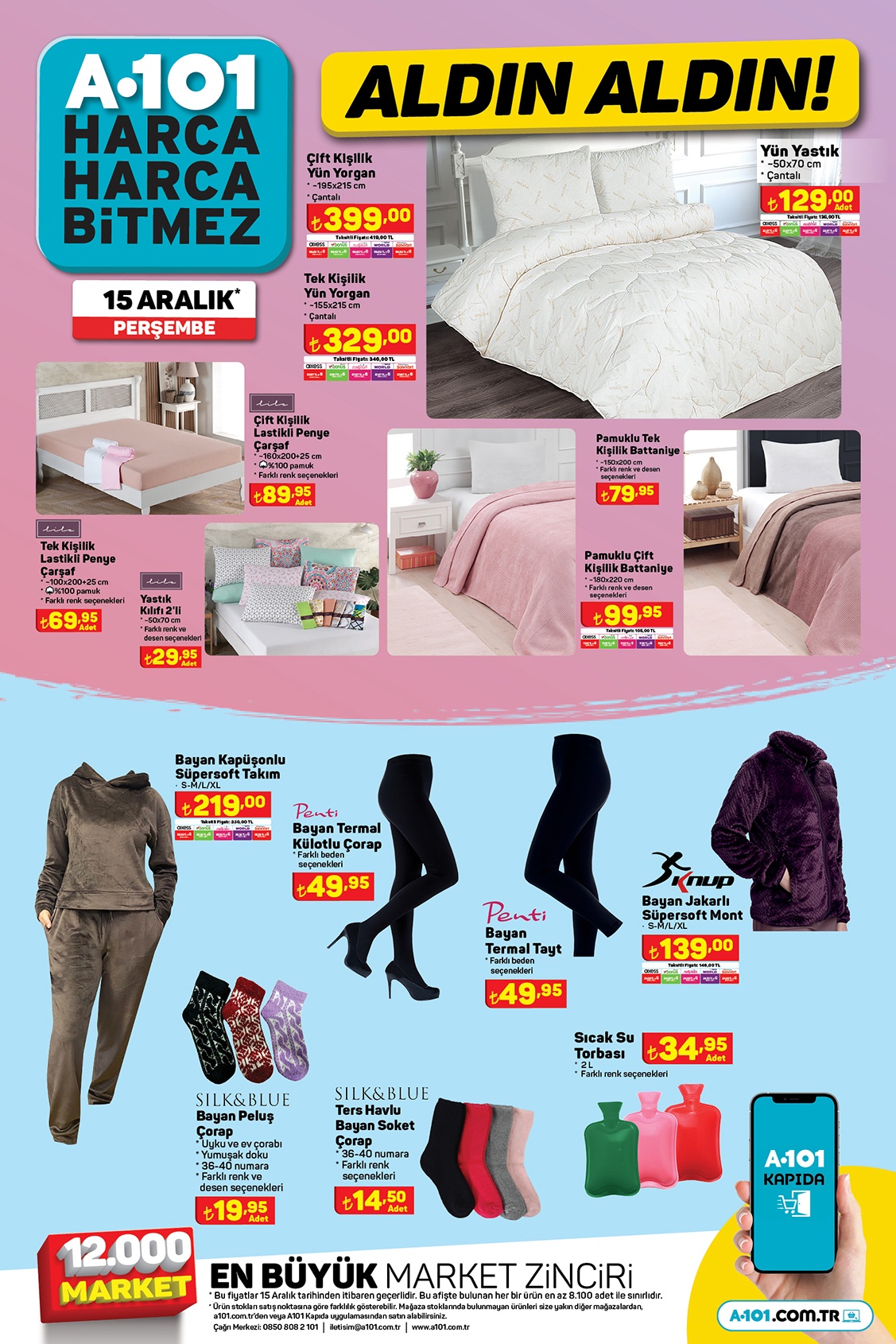 A101 de 60 lı Fairy bulaşık kapsülü 169 TL, 9 kg toz deterjan 69 TL! A101 yeni ay kataloğu 15 Aralık 2022 fiyat listesi