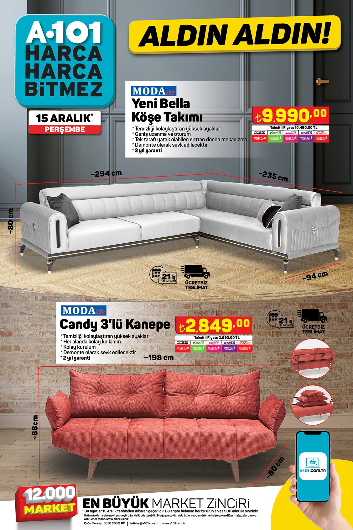 A101 de 60 lı Fairy bulaşık kapsülü 169 TL, 9 kg toz deterjan 69 TL! A101 yeni ay kataloğu 15 Aralık 2022 fiyat listesi
