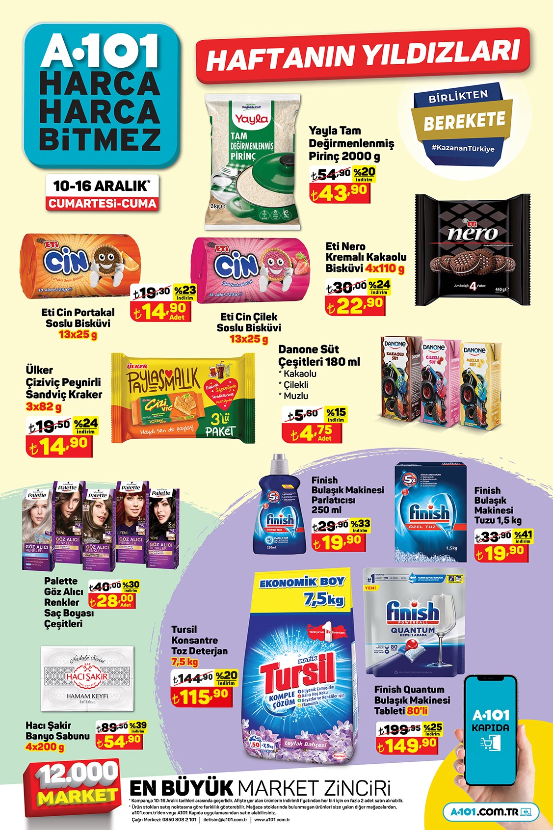 A101 de zeytin 17 TL, Doğuş çay 46 TL, sucuk 48 TL! A101 online indirimli aktüel kataloğu 14 Aralık 2022 fiyat listesi