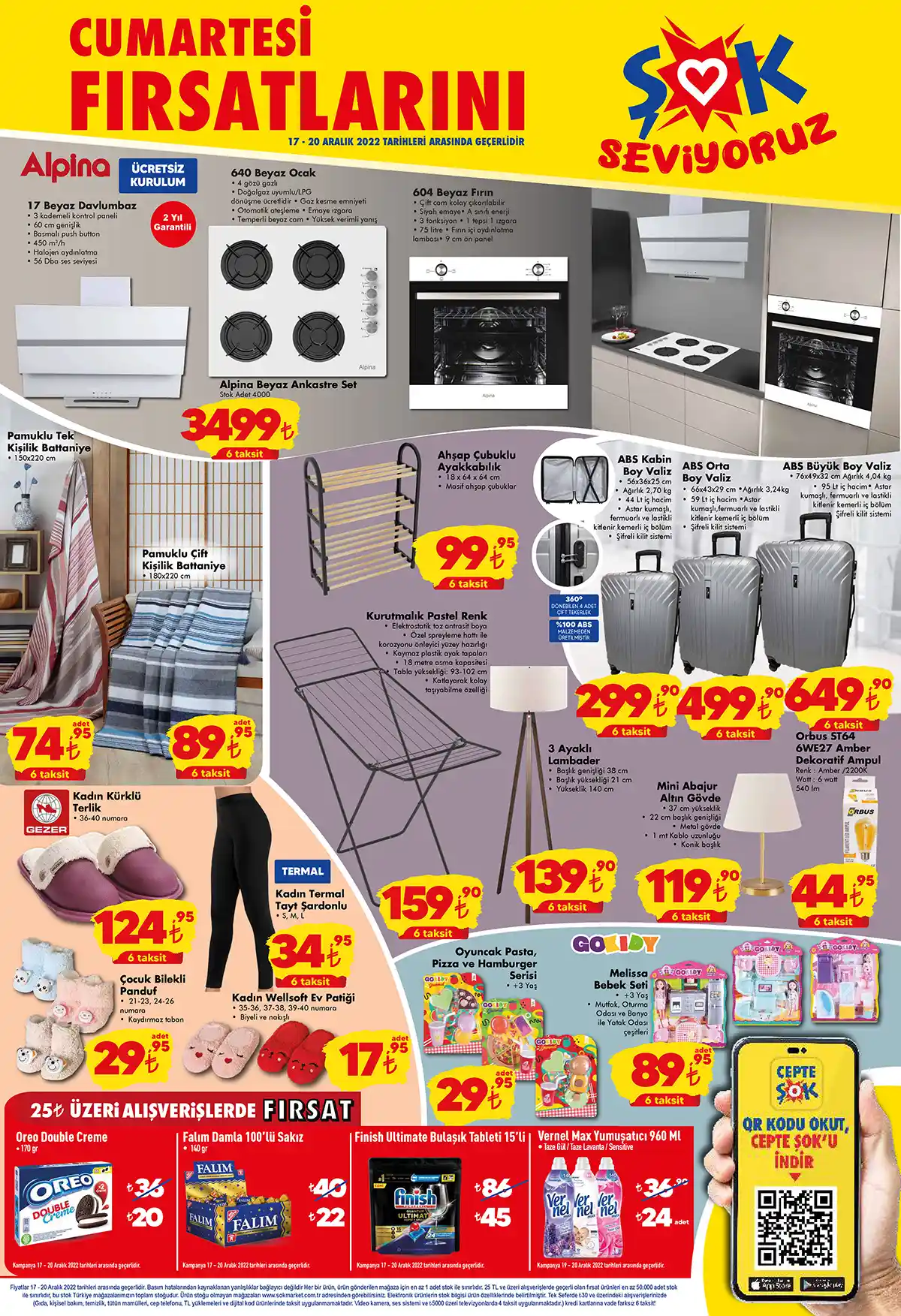 ŞOK Market te indirim cümbüşü başlıyor! Az evvel yayımlandı! Çamaşır kurutmalığı 159 TL! 17 Aralık 2022 fiyat listesi...