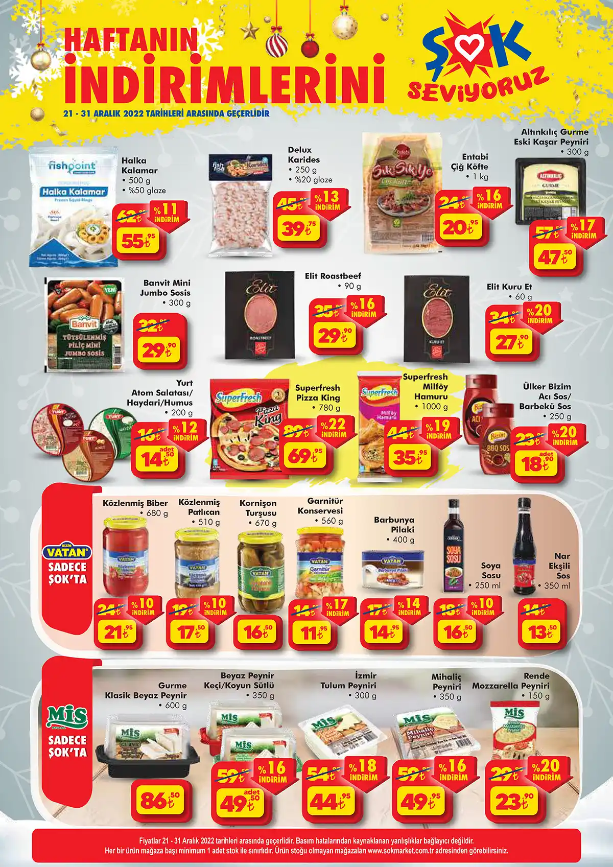 ŞOK Market te yüzde 35 e varan çılgın indirim! Coco Cola, Fanta, Sprite dip fiyatlar! 21 Aralık 2022 fiyat listesi