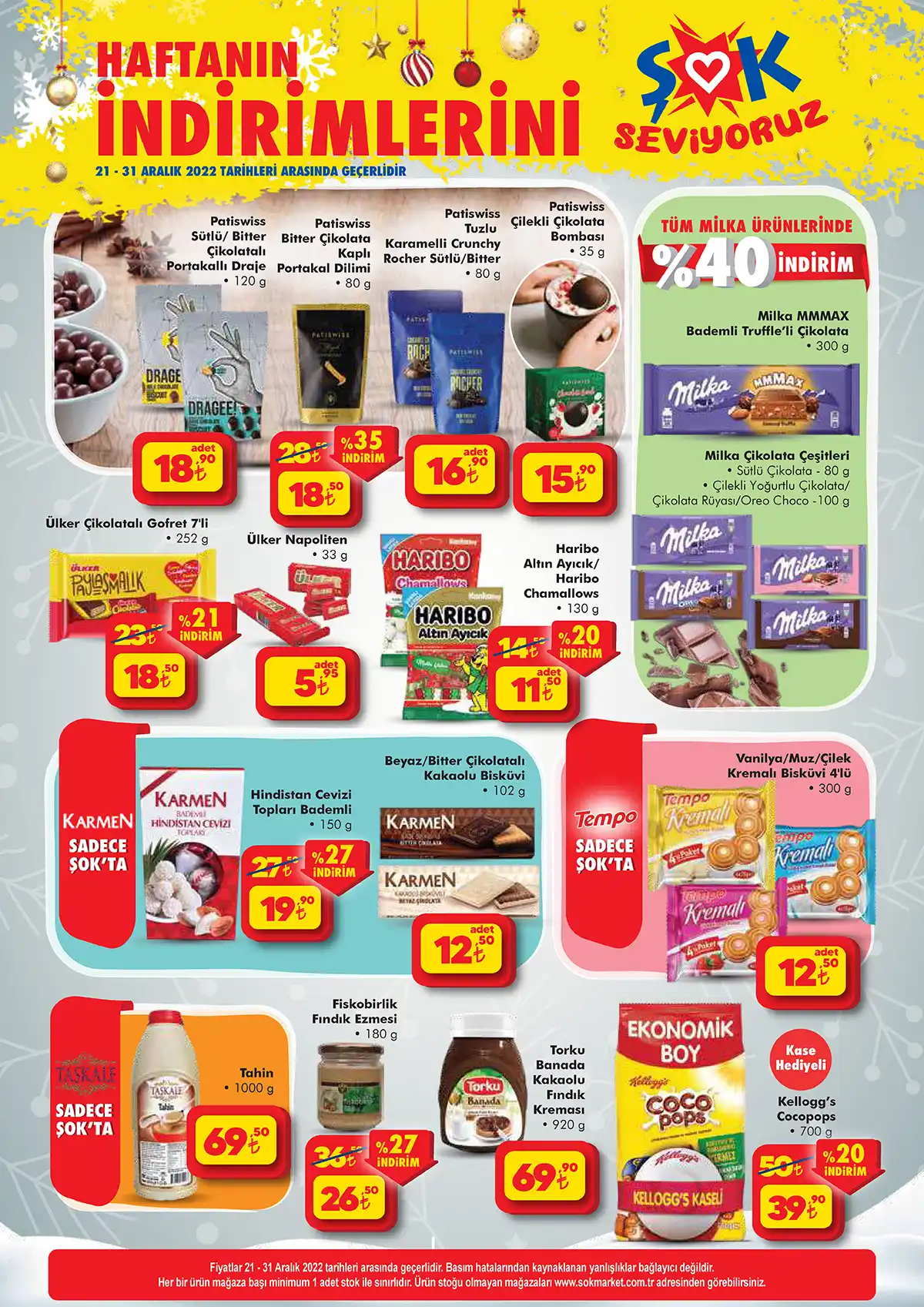 ŞOK Market te yüzde 35 e varan çılgın indirim! Coco Cola, Fanta, Sprite dip fiyatlar! 21 Aralık 2022 fiyat listesi