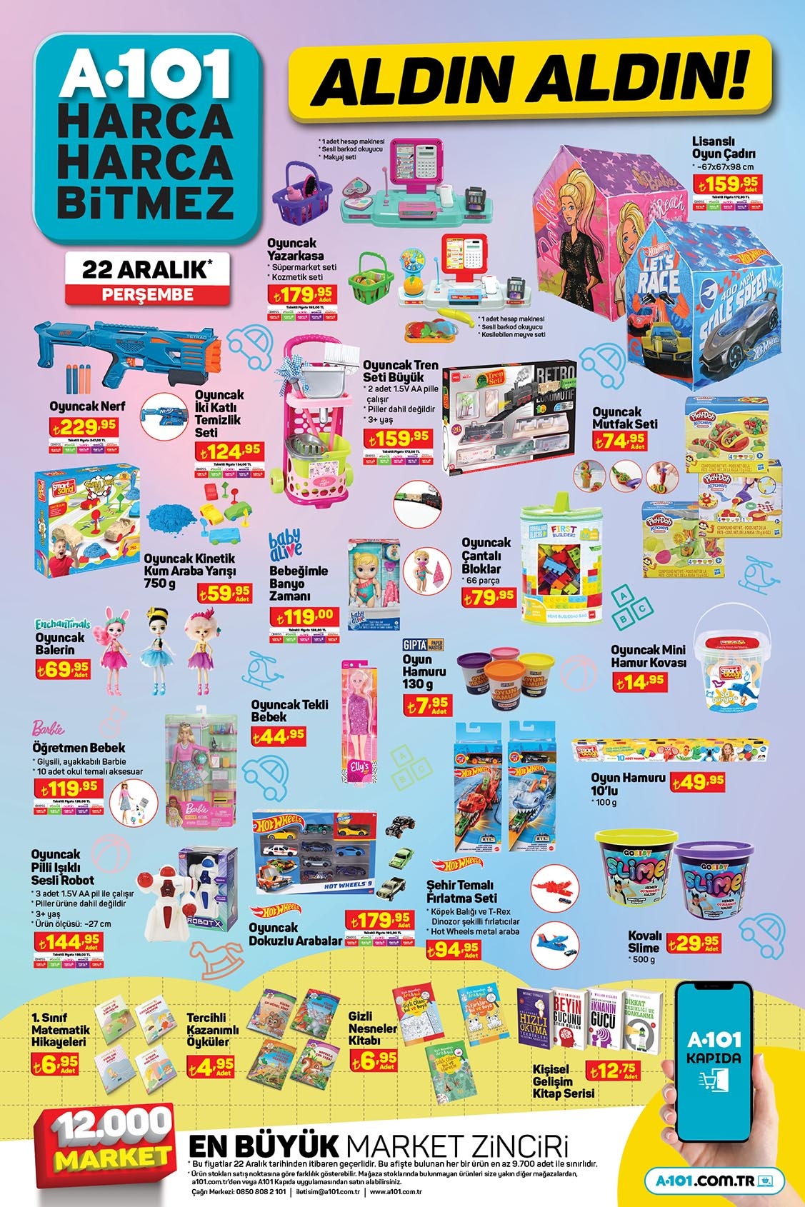 A101 de Aldın Aldın kataloğunda kağıt havlu 109 TL, tuvalet kağıdı 169 TL! A101 22 Aralık 2022 fiyat listesi