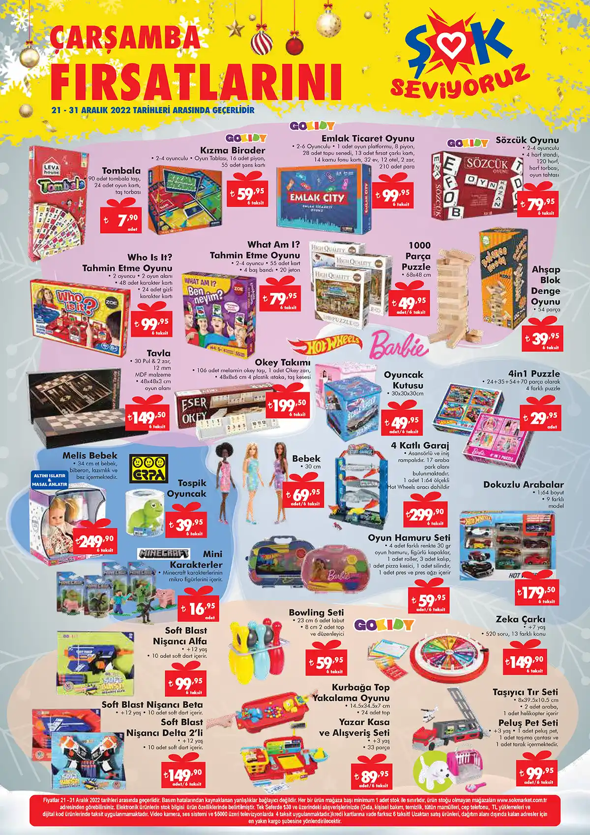 ŞOK Market yüzde 35 e varan indirim fişeğini çaktı! Fairy bulaşık tableti 127 TL ye düştü! 21 Aralık 2022 fiyat listesi