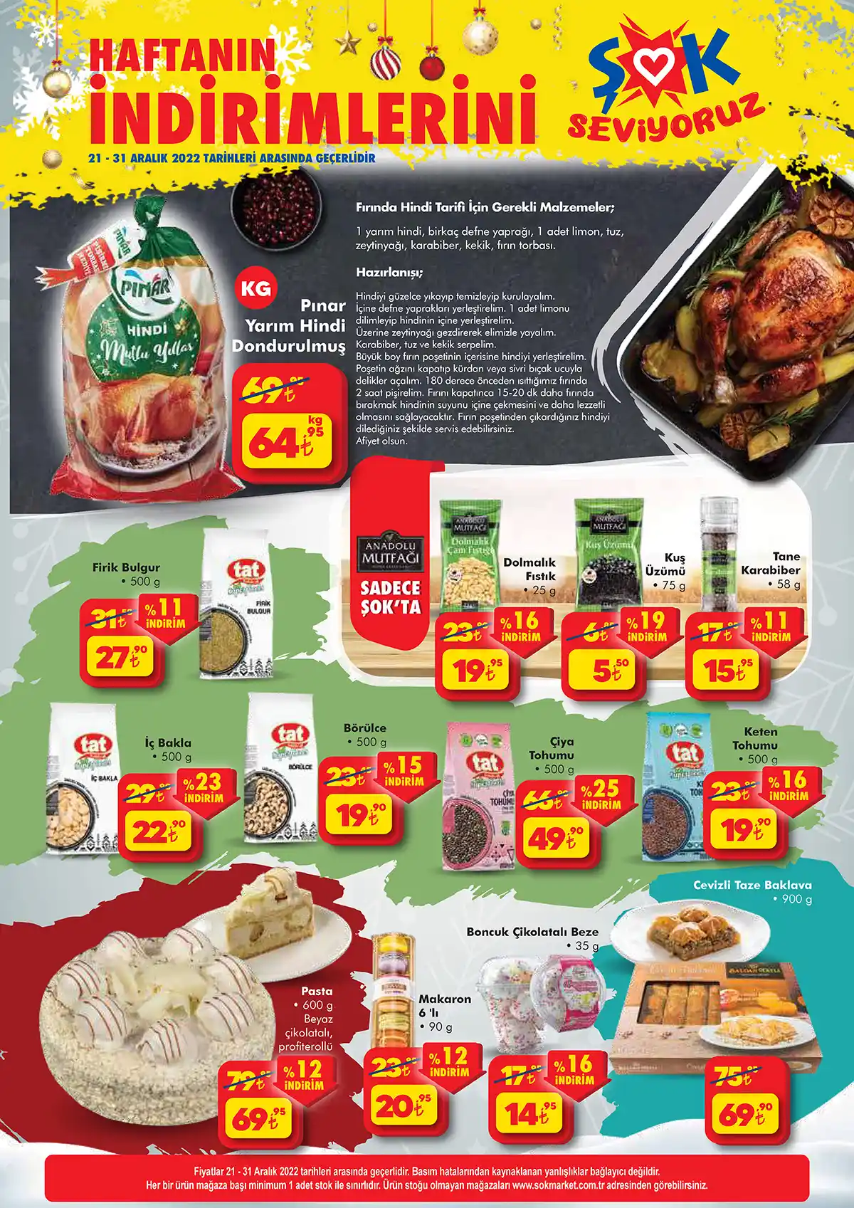 ŞOK Market yüzde 35 e varan indirim fişeğini çaktı! Fairy bulaşık tableti 127 TL ye düştü! 21 Aralık 2022 fiyat listesi