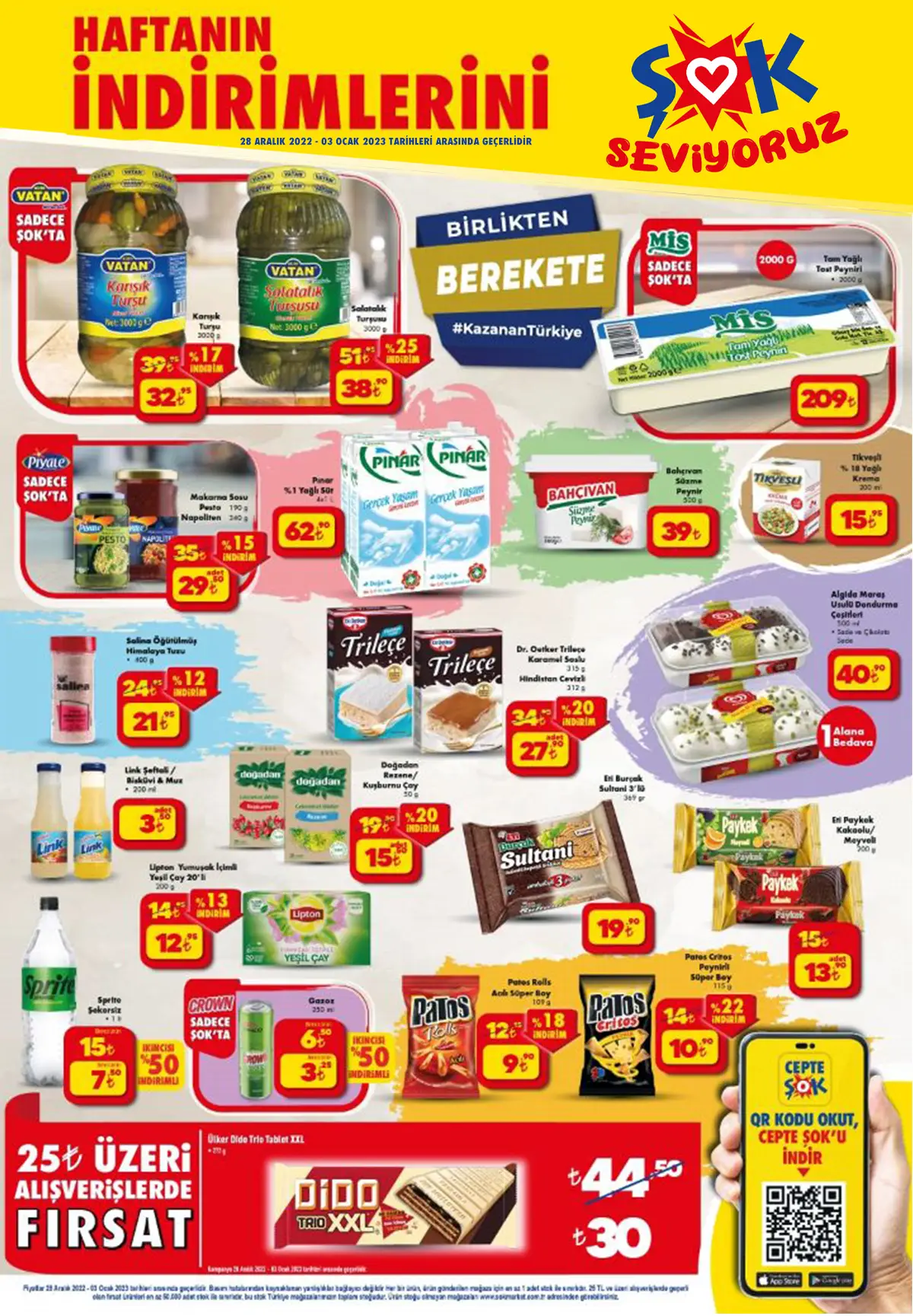 O marketten dev indirim! Halkın değil toptancının yüzü güldü!