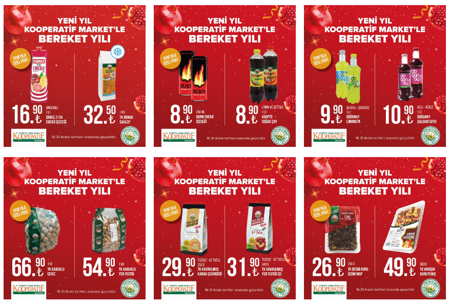 Yıl sonunda son kampanya! Tarım Kredi yeni kataloğunu az evvel açıkladı! 27 Aralık 2022 fiyat listesi