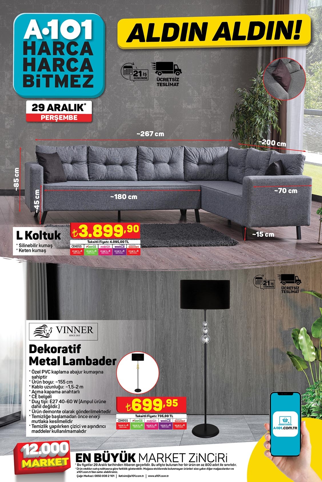 A101 çamaşır kurutmalığı 199 TL, Fairy 90 lı tablet 249 TL! A101 kataloğu 29 Aralık 2022 fiyat listesi