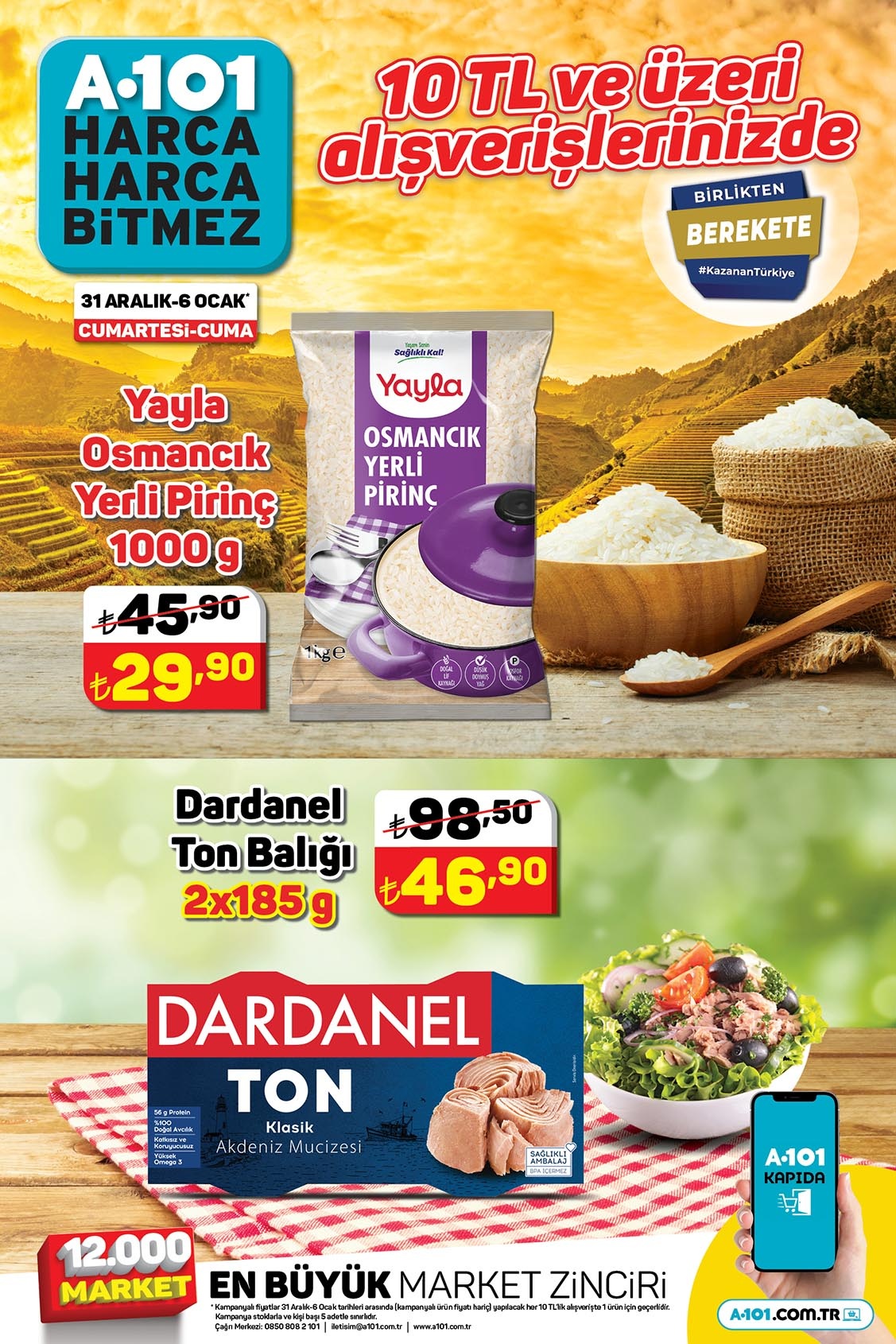 A101 kataloğunda 10 kg Alo deterjan 139 TL, çamaşır suyu 44 TL, 50 li bulaşık kapsülü 134 TL! 1 Ocak 2023 fiyat listesi