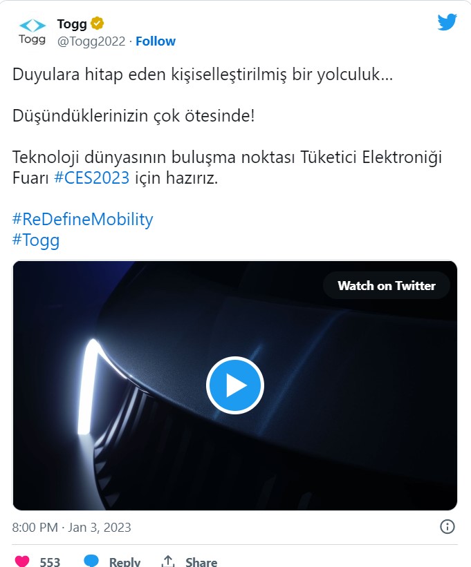 Merakla beklenen TOGG dan heyecanlandıran paylaşım! konsepti mi değişti?