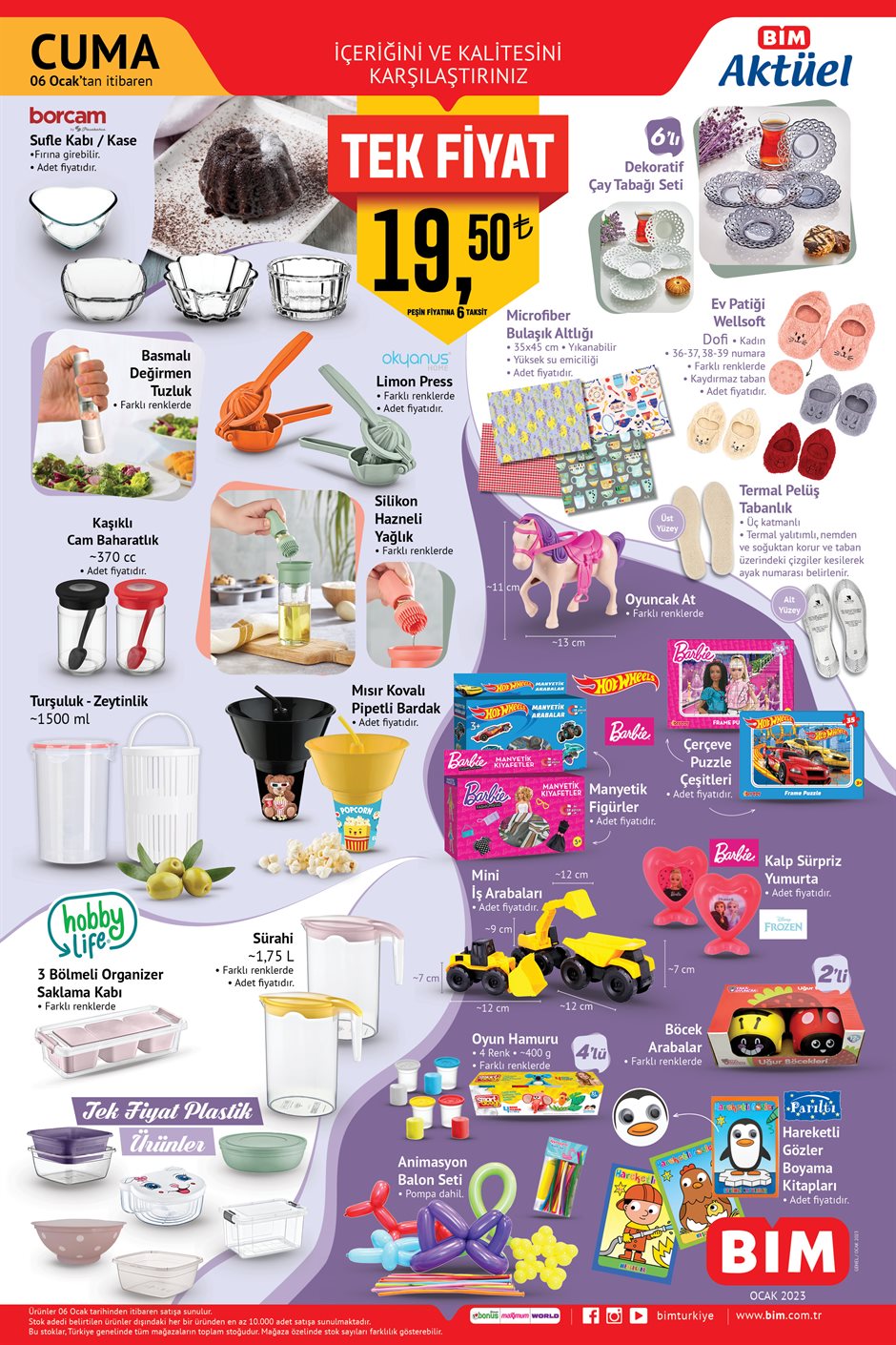 BİM öyle bir kampanya yaptı ki gören markete koşacak! Çeyiz ürünleri 19 TL den başlıyor! BİM 6 Ocak 2023 fiyat listesi