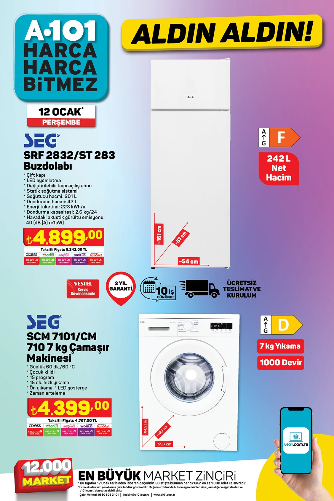 A101 de çamaşır kurutmalığı 159 TL, ütü masası 279 TL, çamaşır suyu 29 TL! A101 12 Ocak 2023 fiyat listesi