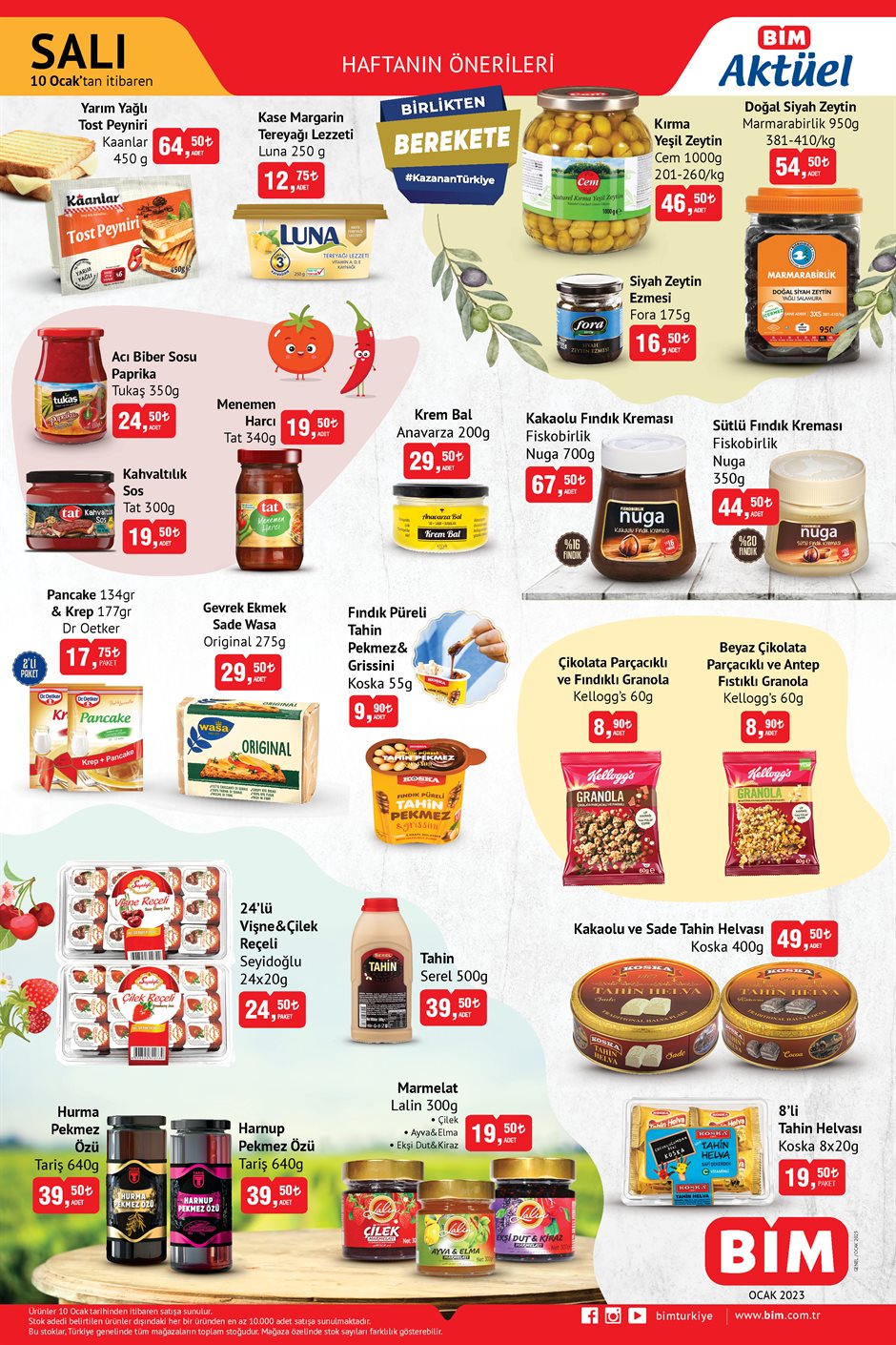 BİM de bulaşık kapsülü 75 TL, Hypo çamaşır suyu 36 TL! BİM indirimli online kataloğu 10 Ocak 2023 fiyat listesi