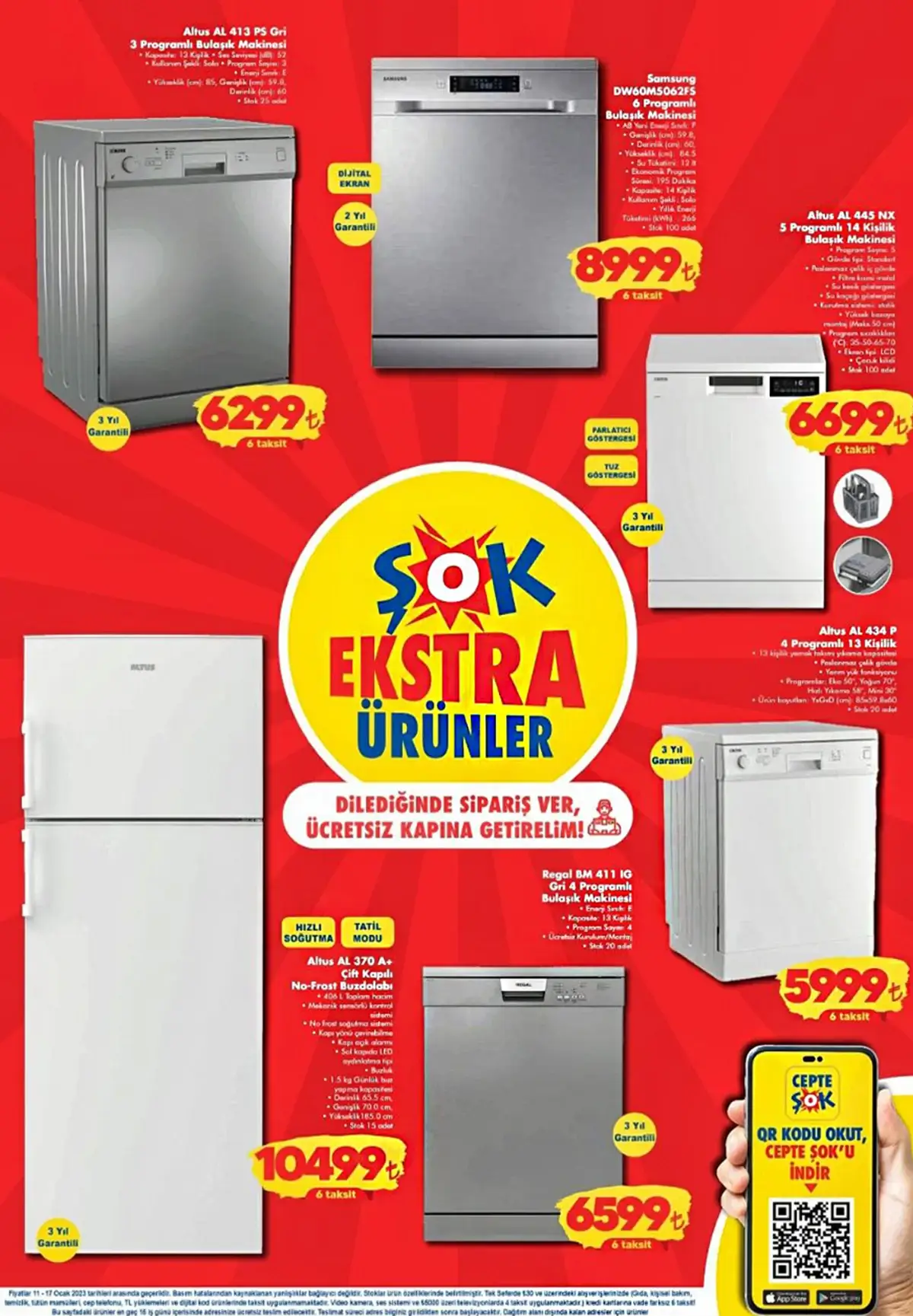 ŞOK Market te sepet dolduracak yüzde 30 a varan indirim fırsatı! 10 kg Bingo 159 TL! ŞOK 12 Ocak 2023 fiyat listesi