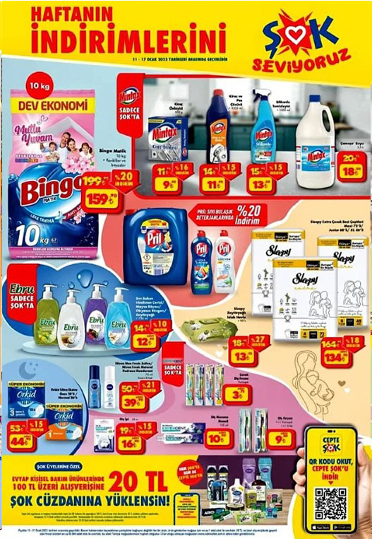 File torba çanta ne varsa alın ve koşun! Şok markette akıl almaz indirimler var! Ürünler bitmeden yetişin!