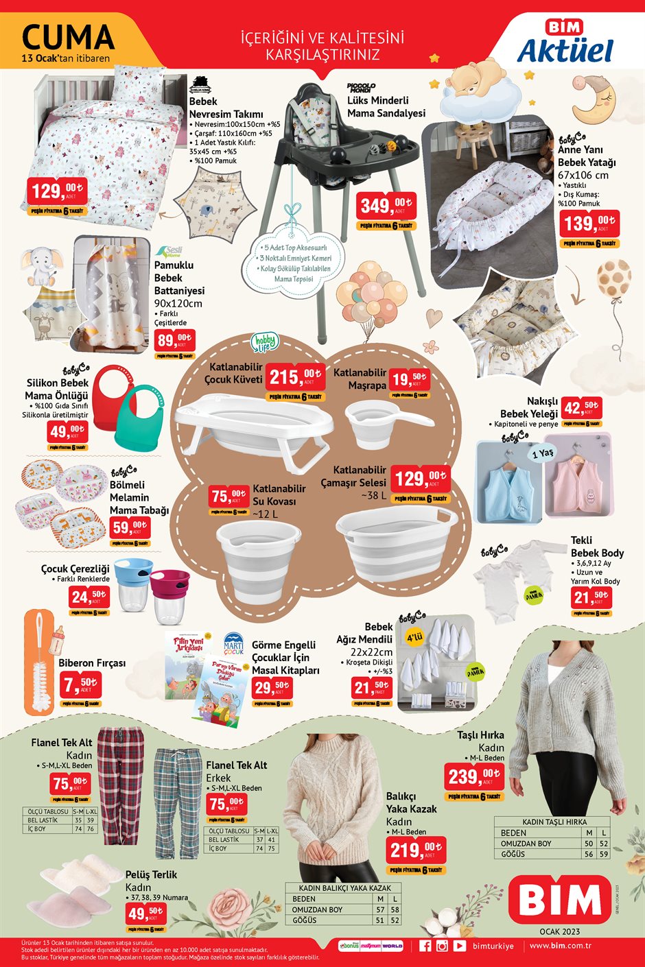 BİM den çeyiz düzeceklere müjde! İndirimli ürünler peş peşe açıklandı! TV 1.999 TL! BİM 13 Ocak 2023 fiyat listesi...