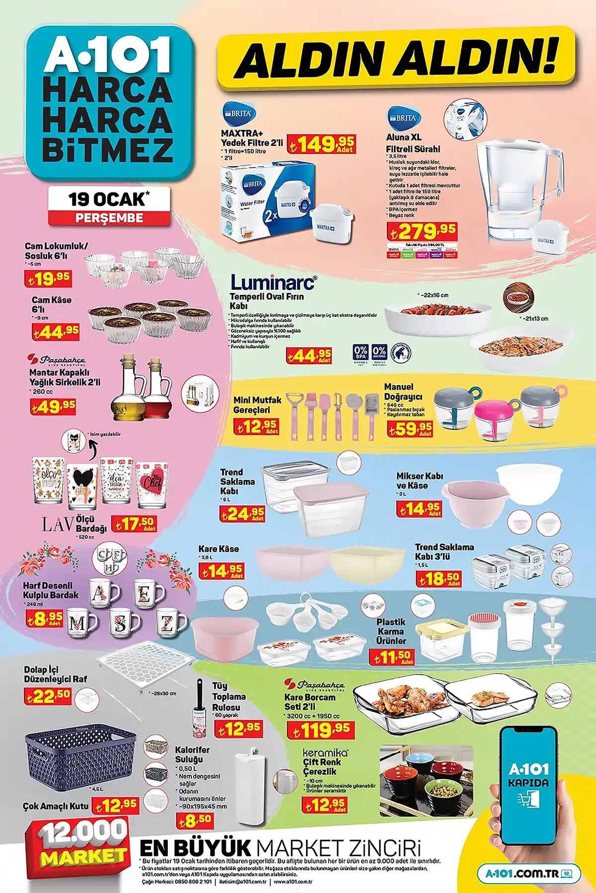 A101’de midi fırın 749 TL, elektrikli süpürge 949 TL, blender 279 TL! İşte A101 19 Ocak 2023 fiyat listesi