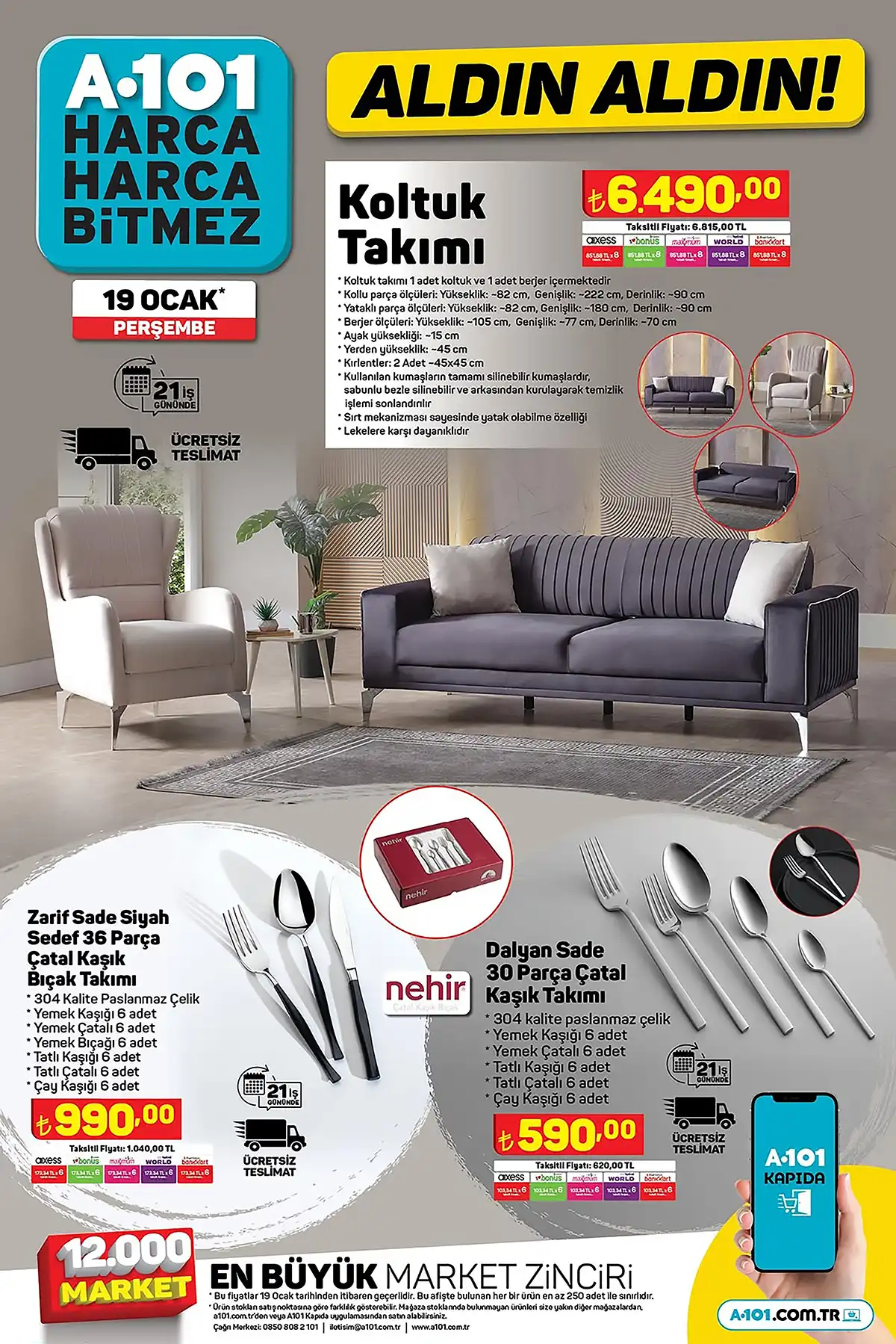 A101’de midi fırın 749 TL, elektrikli süpürge 949 TL, blender 279 TL! İşte A101 19 Ocak 2023 fiyat listesi