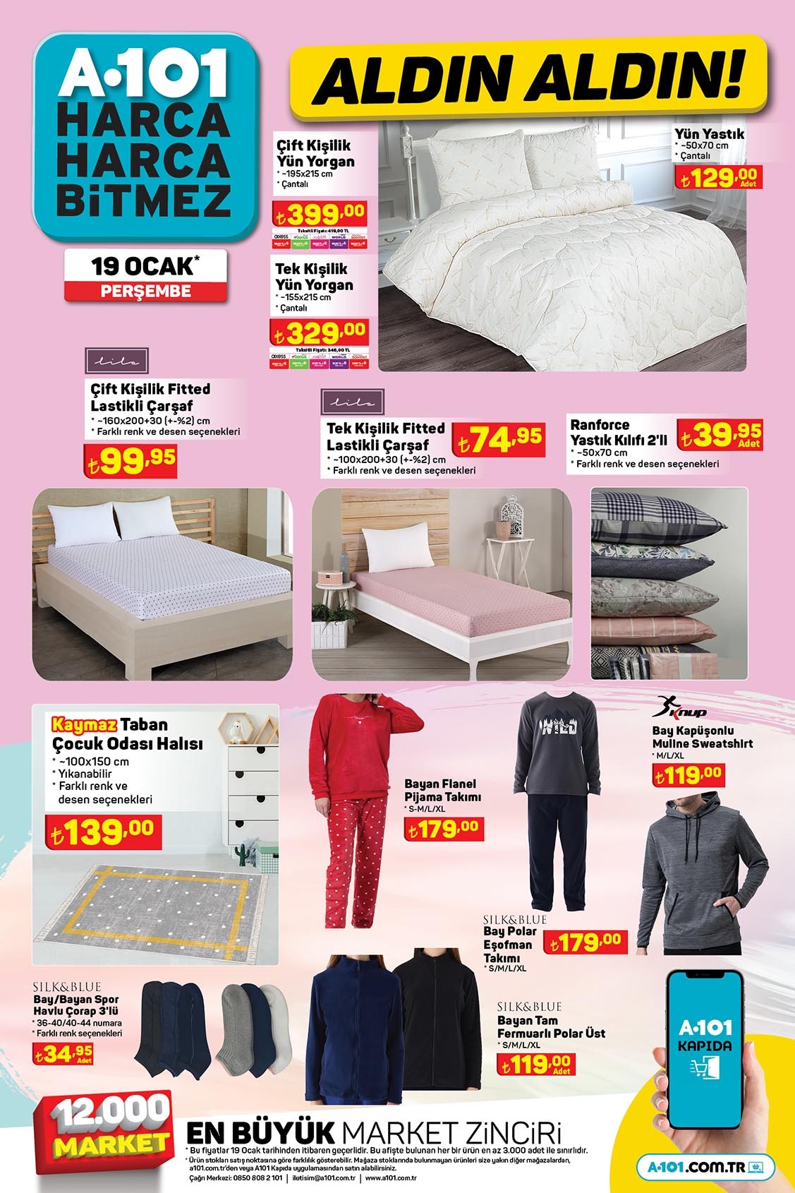 A101 de 4 kg Yetiş çamaşır suyu 49 TL, elektrikli süpürge 949 TL! A101 online aktüel kataloğu 19 Ocak 2023 fiyat listesi