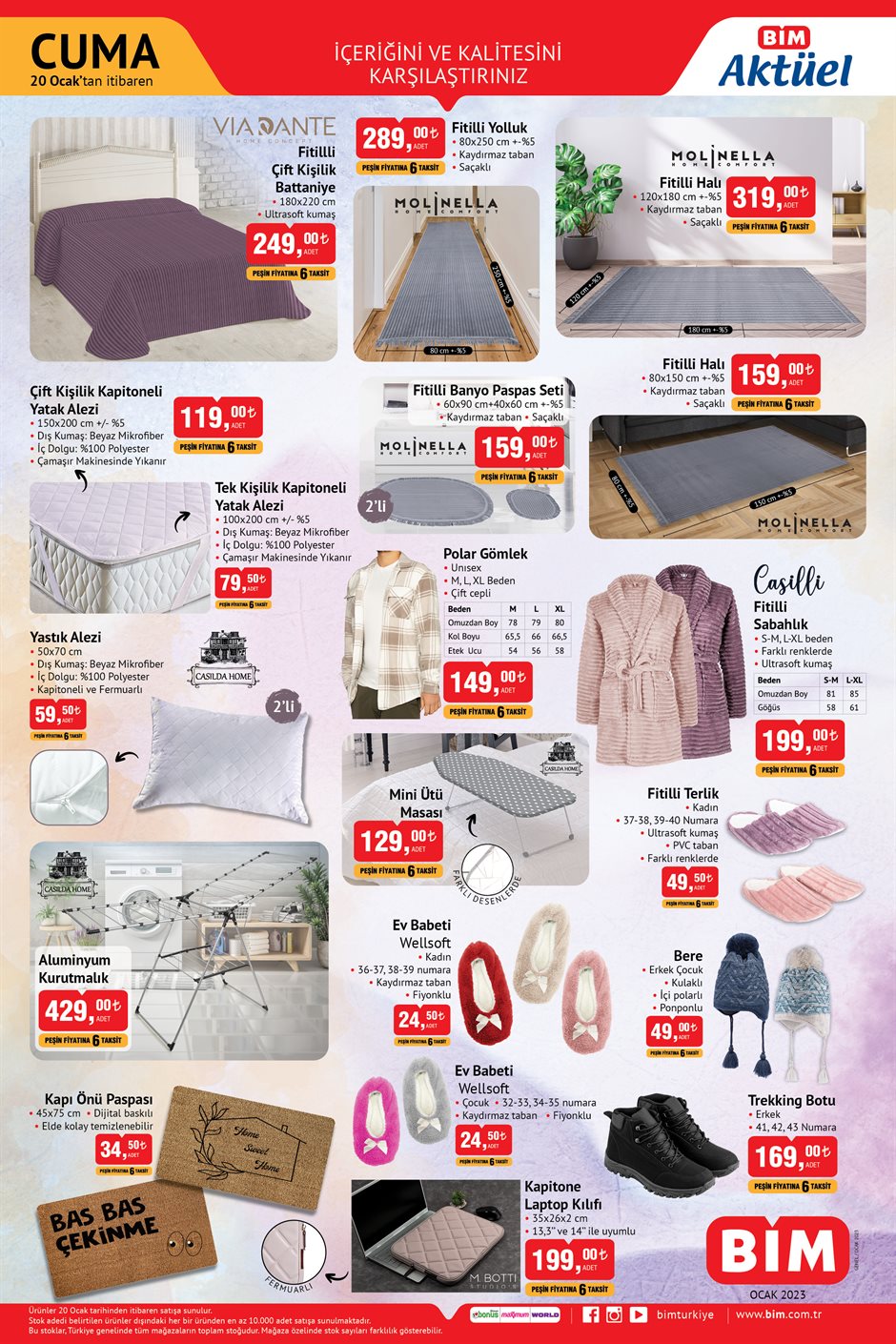 BİM de robot süpürge 4.499 TL, elektrikli bisiklet 6.499 TL! BİM online kataloğu 20 Ocak 2023 fiyat listesi