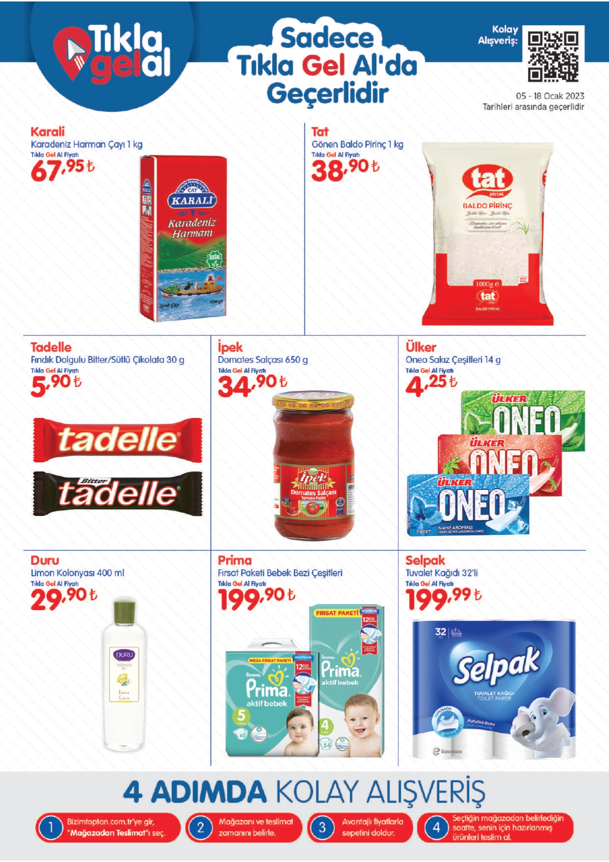 Bizim Toptan Market’te çay 67 TL, pirinç 38 TL, deterjan 20 TL! İşte 17 Ocak 2023 fiyat listesi