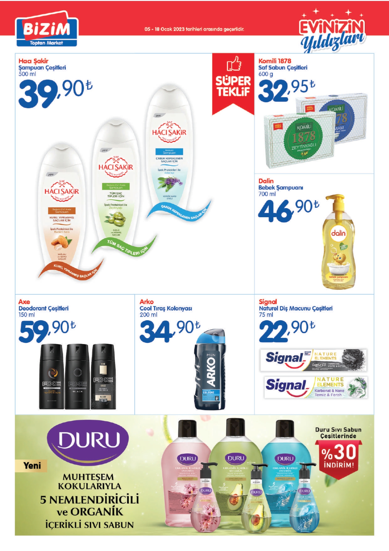 Bizim Toptan Market’te çay 67 TL, pirinç 38 TL, deterjan 20 TL! İşte 17 Ocak 2023 fiyat listesi