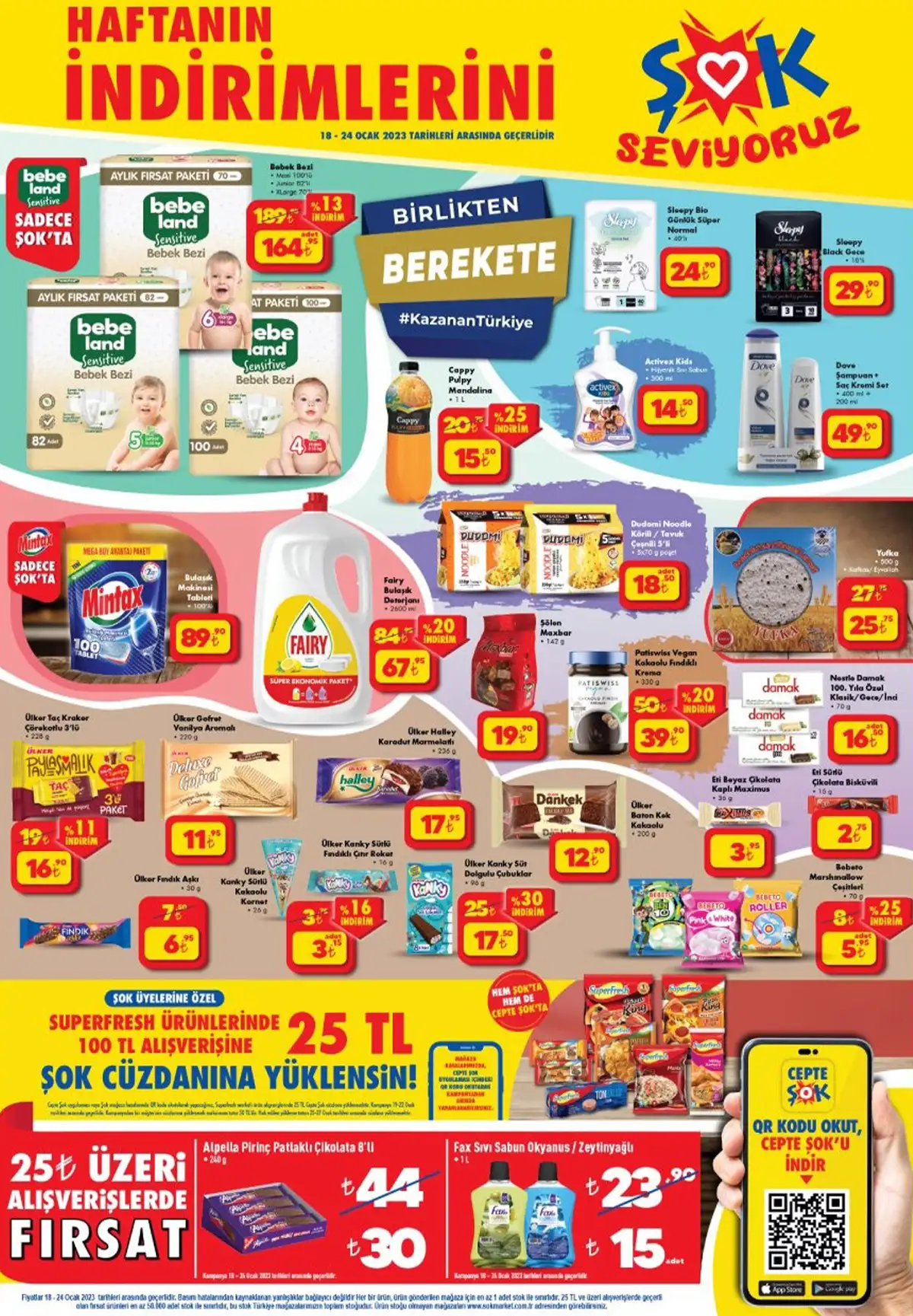 ŞOK Market yüzde 30 a varan indirim bombasını patlattı! Mintax tablet 89 TL! İşte 18 Ocak 2023 fiyat listesi