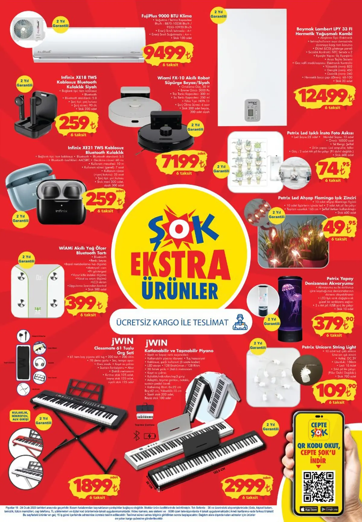 ŞOK Market yüzde 30 a varan indirim bombasını patlattı! Mintax tablet 89 TL! İşte 18 Ocak 2023 fiyat listesi