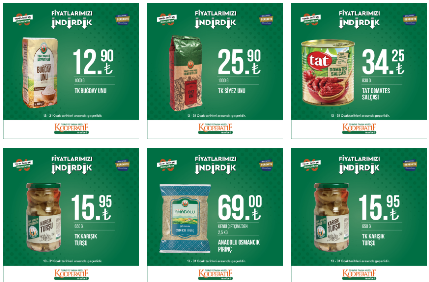 Tarım Kredi öyle bir indirim yaptı ki çay 39 TL ye düştü! Fiyatını gören markete koştu! 22 Ocak 2023 fiyat listesi