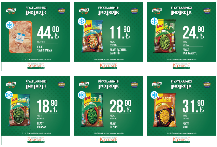 Tarım Kredi öyle bir indirim yaptı ki çay 39 TL ye düştü! Fiyatını gören markete koştu! 22 Ocak 2023 fiyat listesi