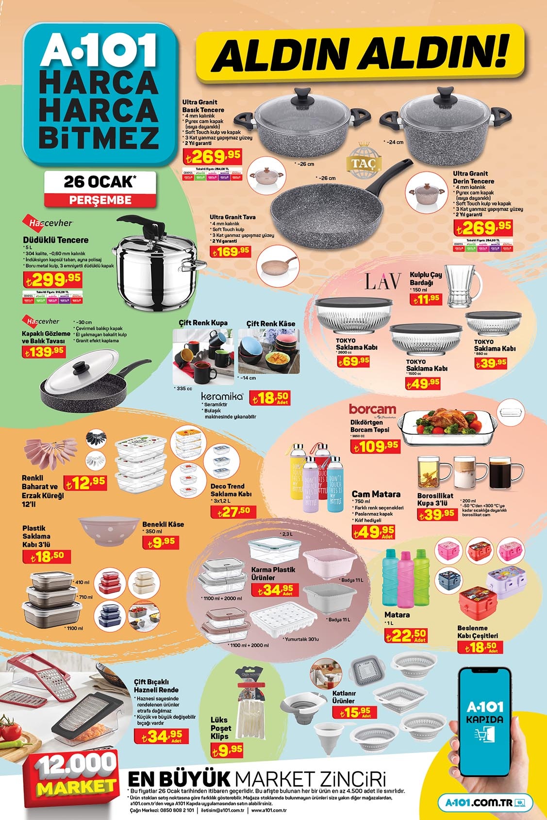 Çeyiz düzecekler müjde! A101 de bulaşık makinesi 4.699 TL! A101 kataloğu 26 Ocak 2023 fiyat listesi...