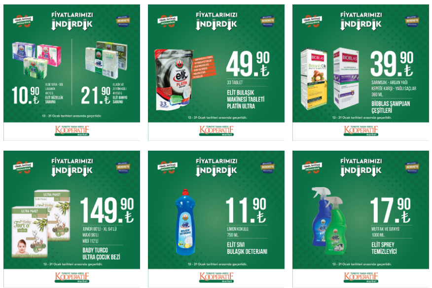 Tarım Kredi de indirim rüzgarı esiyor! Çay, salça, pirinç dibi gördü! O ürün 9 TL ye düştü! 24 Ocak 2023 fiyat listesi