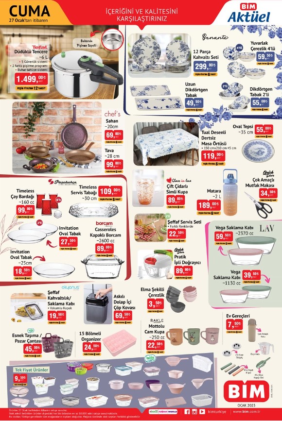 BİM den bomba 27 Ocak kataloğu! Robot süpürgenin fiyatını görenler gözlerine inanamadı! Cuma gününü bekleyemeyeceksiniz