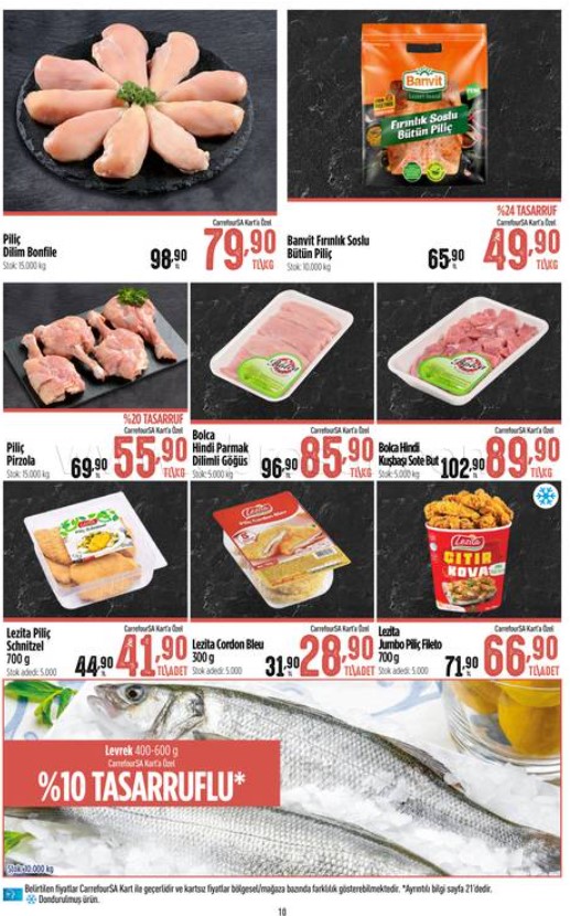 Hafta sonu bombası Carrefour dan geldi! Et ve süt ürünlerine büyük indirim geldi!