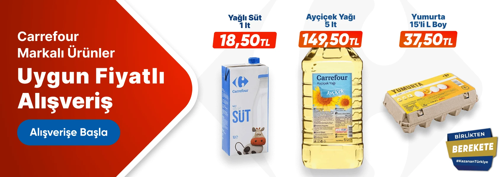 Carrefour’da 2 litrelik yağ 69 liraya, Banvit but pirzola kilosu 56 liraya düştü! 31 Ocak 2023 Fiyat Listesi