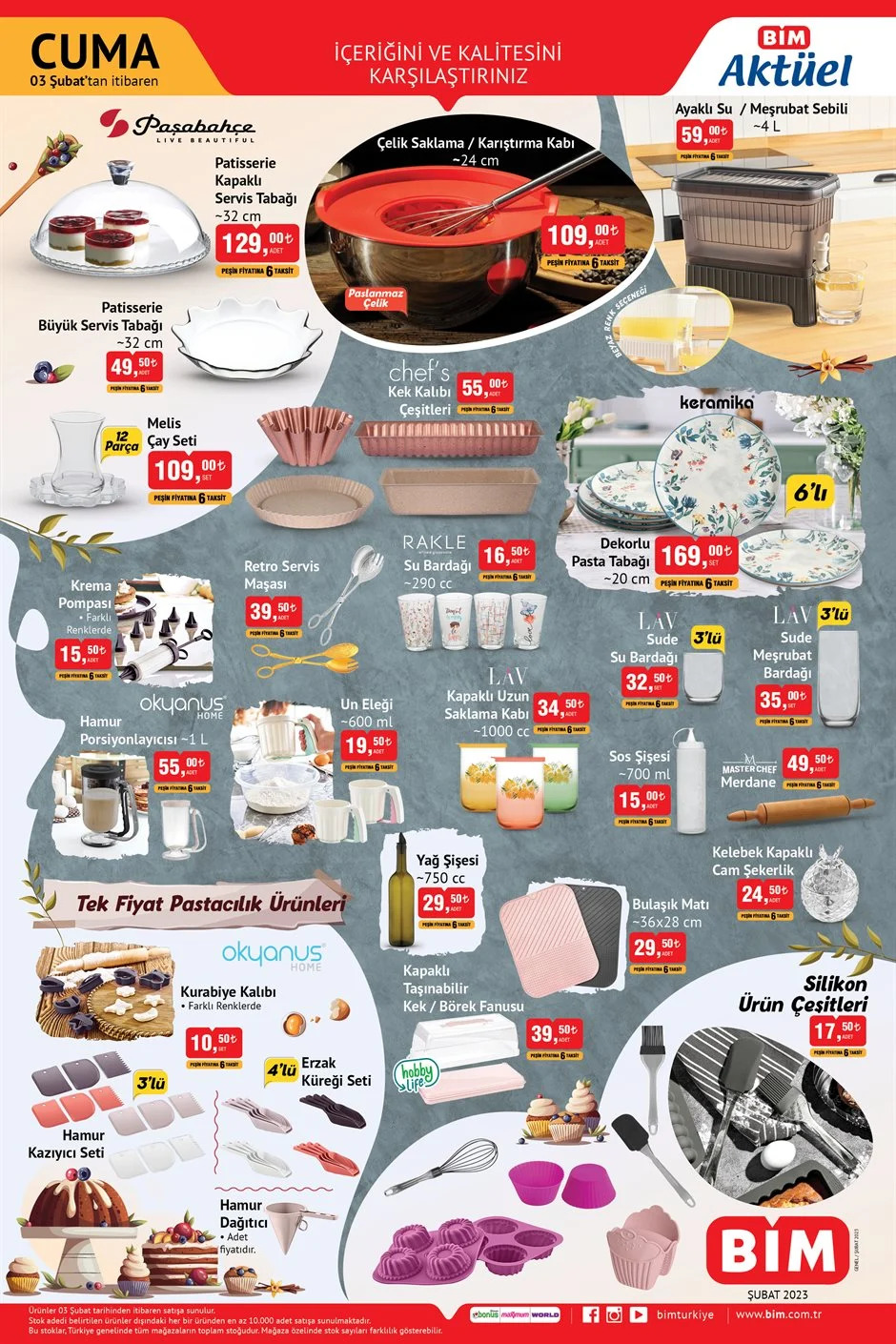 BİM’de ütü 2 bin TL, fritöz 3 bin TL, çok amaçlı dolap 700 TL! 3 Şubat 2023 fiyat listesi