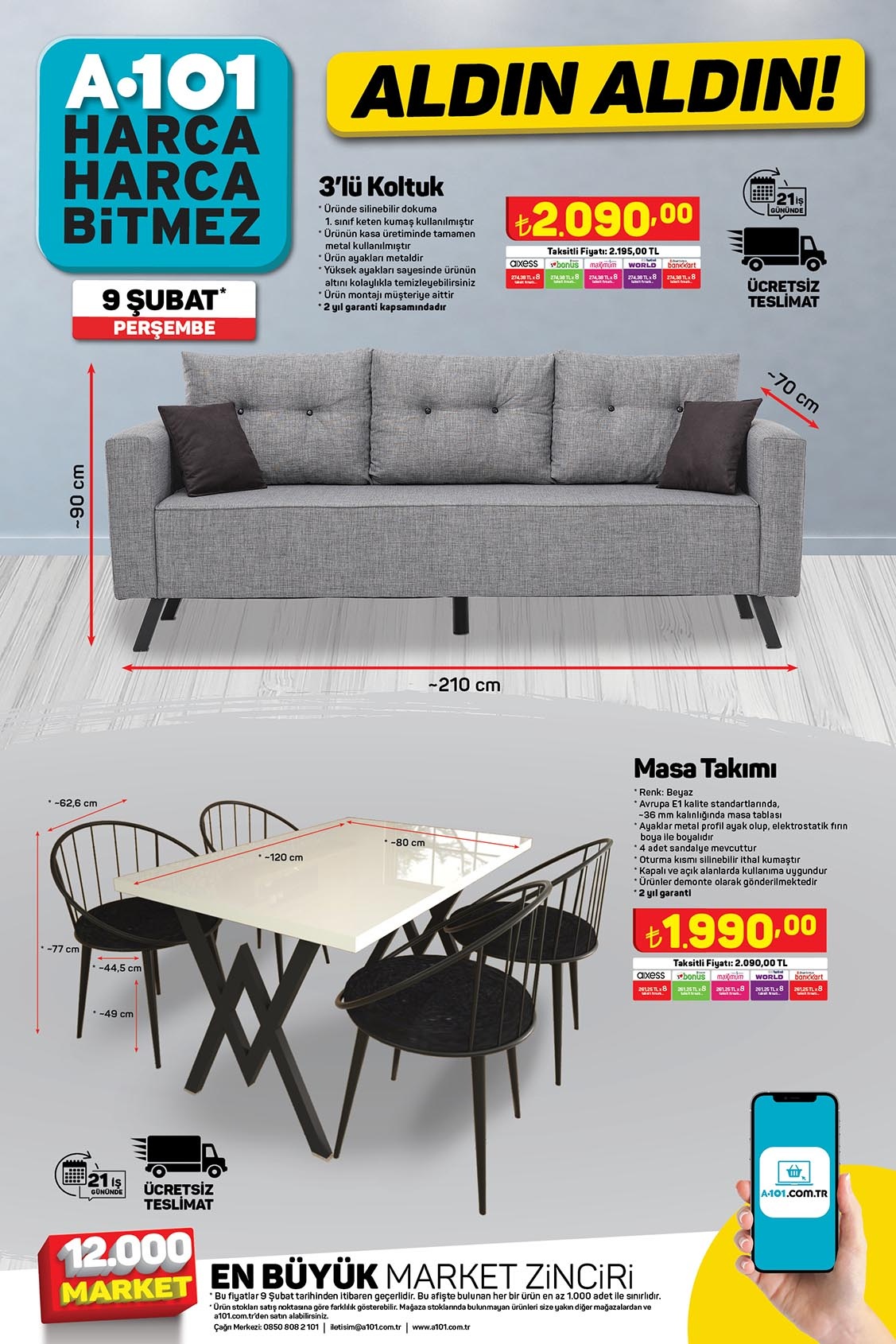 Çeyiz düzecekler müjde! A101 de Çaydanlık takımı 379 TL, Tencere 299 TL! A101 kataloğu 9 Şubat 2023 fiyat listesi